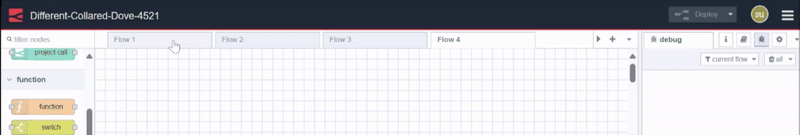 Image showing how to select multple flows at a time Image showing how to select multple flows at a time